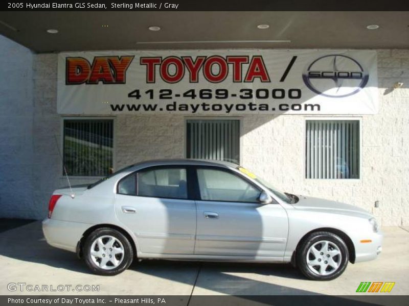 Sterling Metallic / Gray 2005 Hyundai Elantra GLS Sedan