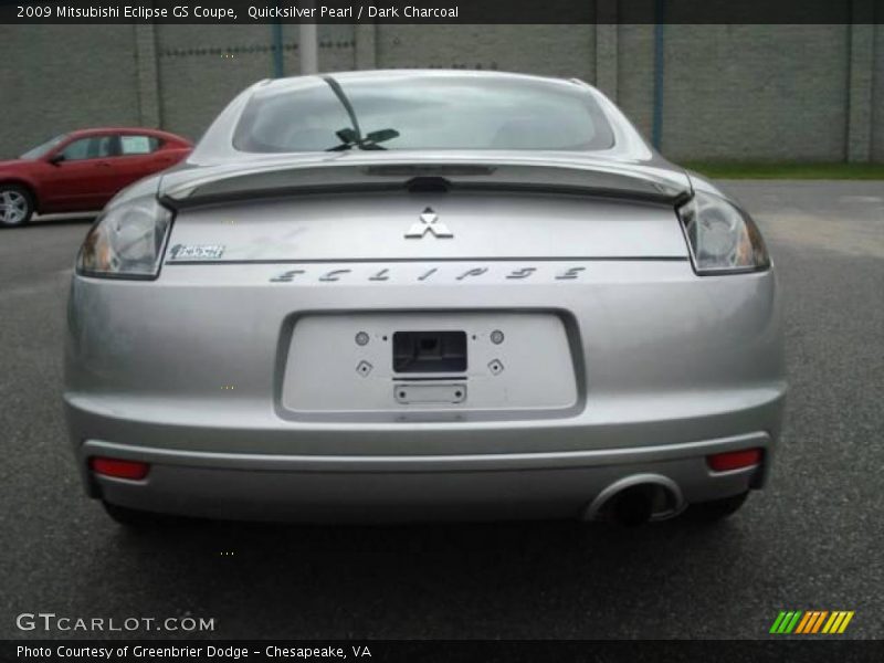 Quicksilver Pearl / Dark Charcoal 2009 Mitsubishi Eclipse GS Coupe