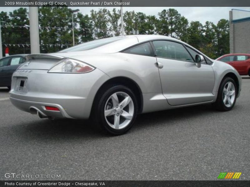 Quicksilver Pearl / Dark Charcoal 2009 Mitsubishi Eclipse GS Coupe