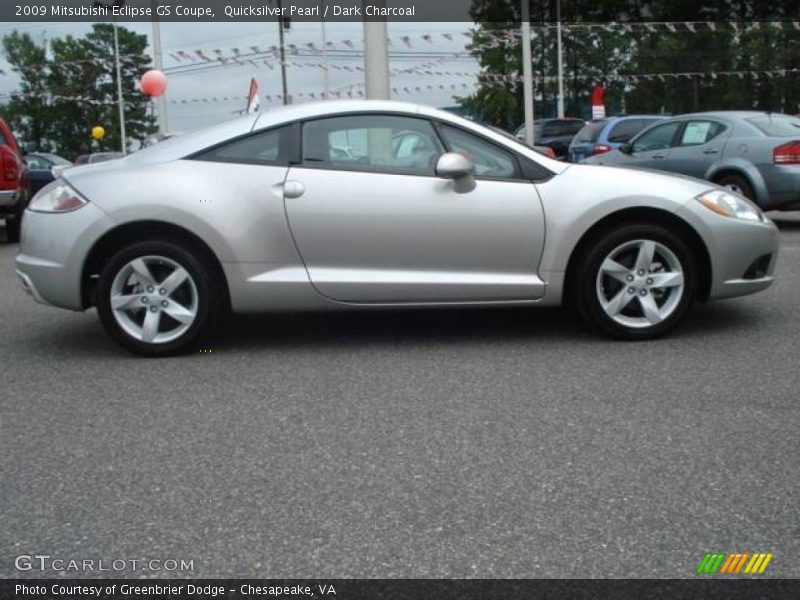 Quicksilver Pearl / Dark Charcoal 2009 Mitsubishi Eclipse GS Coupe