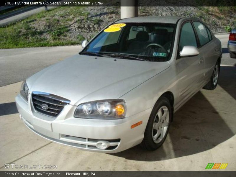Sterling Metallic / Gray 2005 Hyundai Elantra GLS Sedan