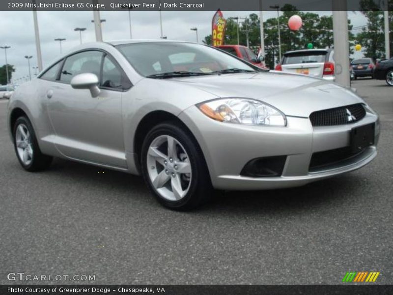 Quicksilver Pearl / Dark Charcoal 2009 Mitsubishi Eclipse GS Coupe