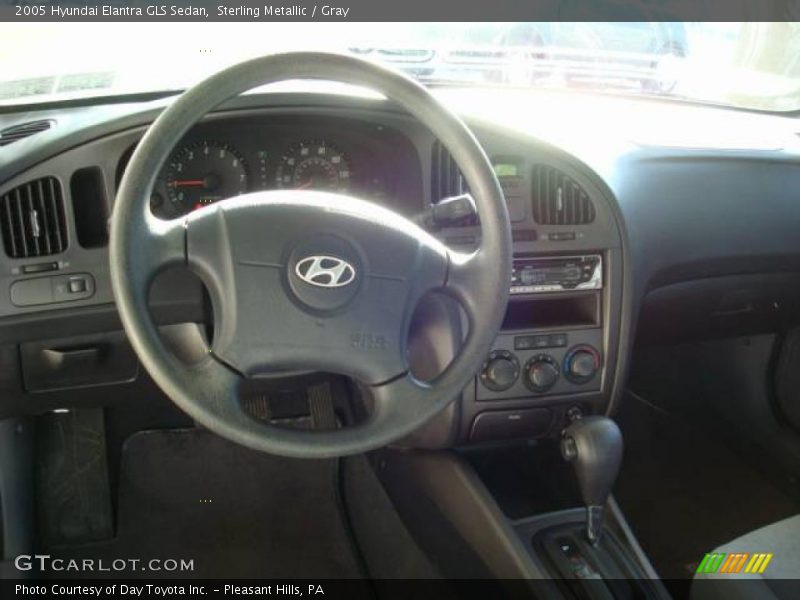 Sterling Metallic / Gray 2005 Hyundai Elantra GLS Sedan