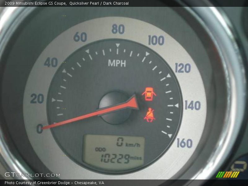 Quicksilver Pearl / Dark Charcoal 2009 Mitsubishi Eclipse GS Coupe