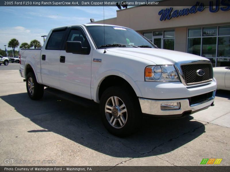 Dark Copper Metallic / Castano Brown Leather 2005 Ford F150 King Ranch SuperCrew 4x4