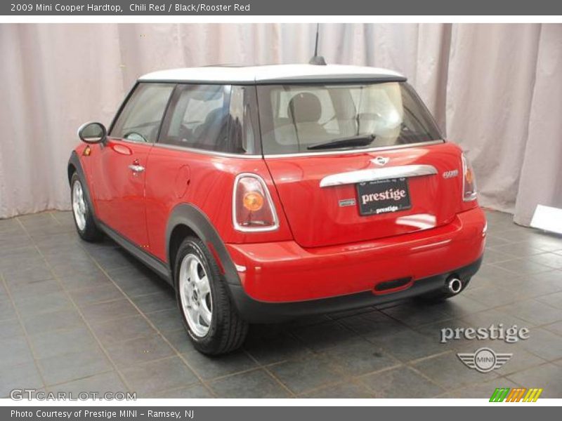 Chili Red / Black/Rooster Red 2009 Mini Cooper Hardtop