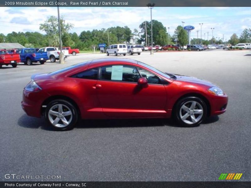 Rave Red Pearl / Dark Charcoal 2009 Mitsubishi Eclipse GS Coupe