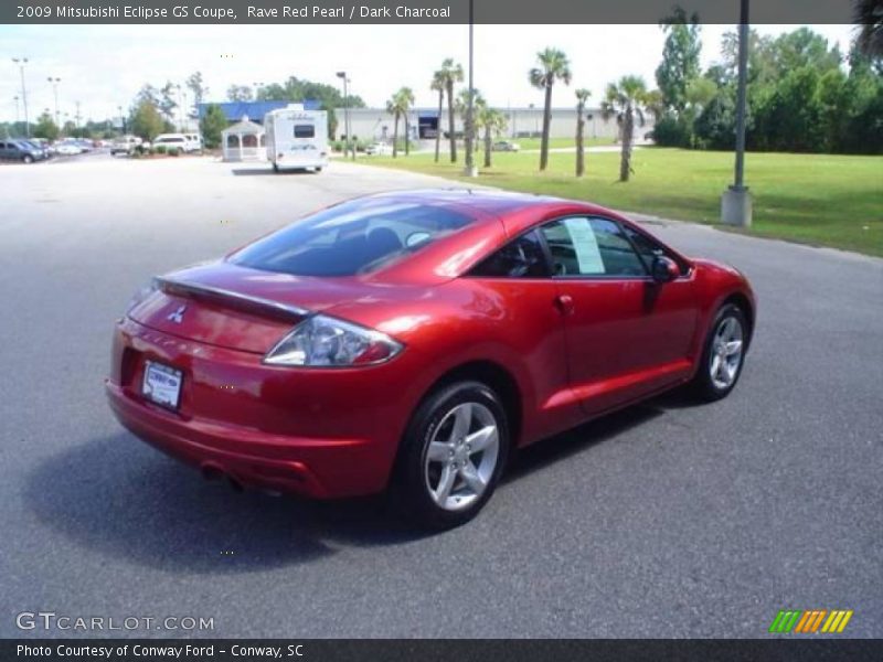 Rave Red Pearl / Dark Charcoal 2009 Mitsubishi Eclipse GS Coupe
