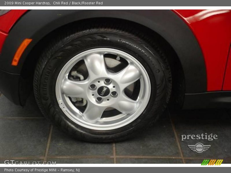 Chili Red / Black/Rooster Red 2009 Mini Cooper Hardtop