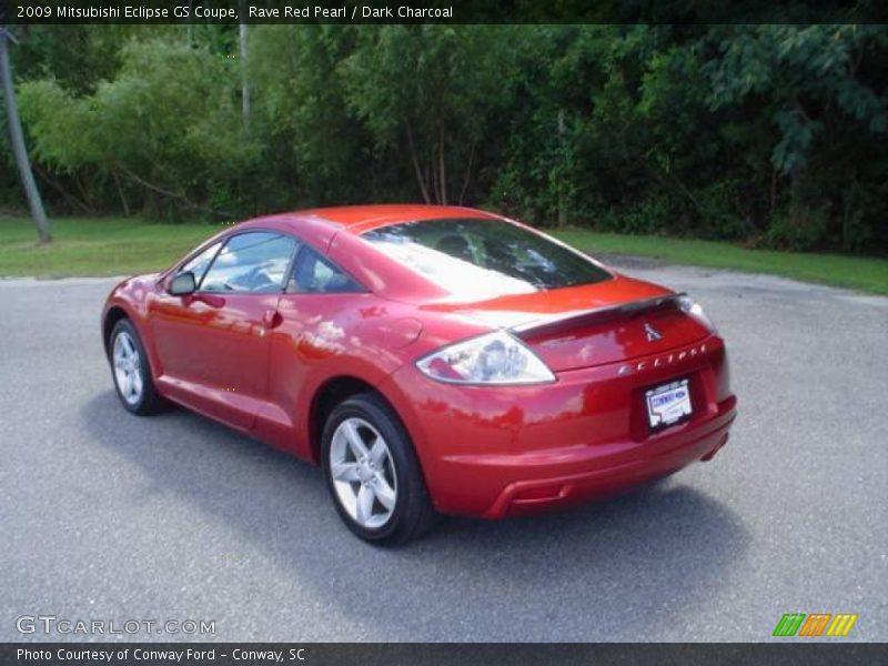 Rave Red Pearl / Dark Charcoal 2009 Mitsubishi Eclipse GS Coupe