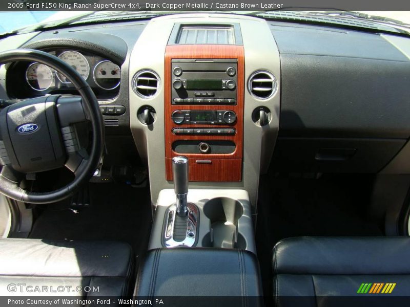 Dark Copper Metallic / Castano Brown Leather 2005 Ford F150 King Ranch SuperCrew 4x4