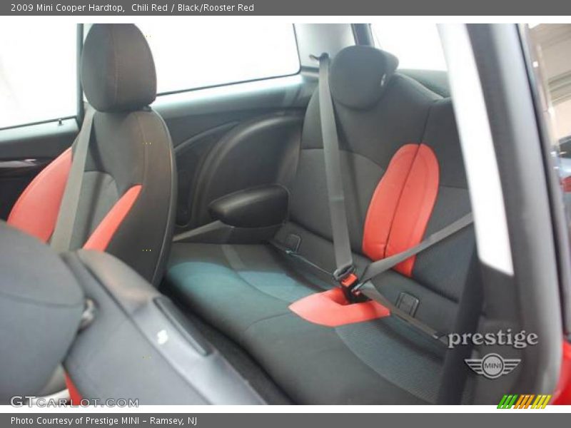 Chili Red / Black/Rooster Red 2009 Mini Cooper Hardtop