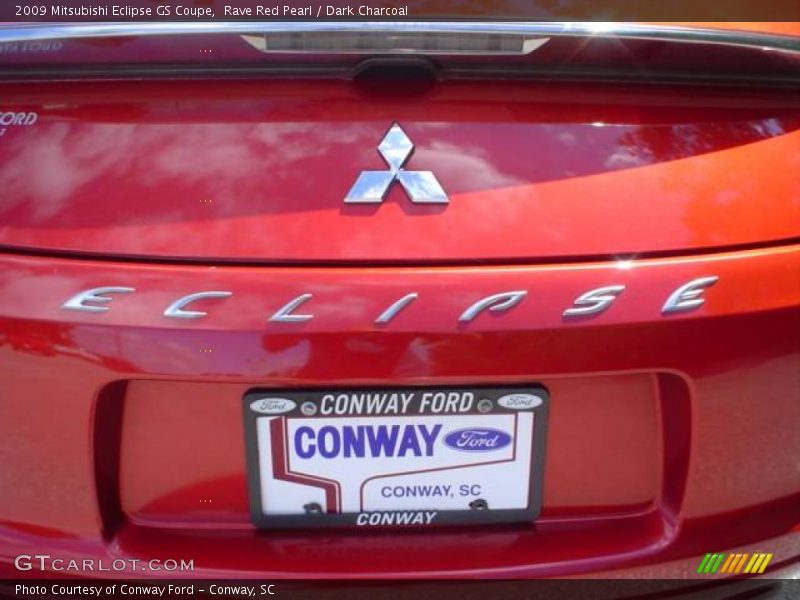 Rave Red Pearl / Dark Charcoal 2009 Mitsubishi Eclipse GS Coupe