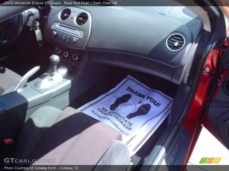 Rave Red Pearl / Dark Charcoal 2009 Mitsubishi Eclipse GS Coupe