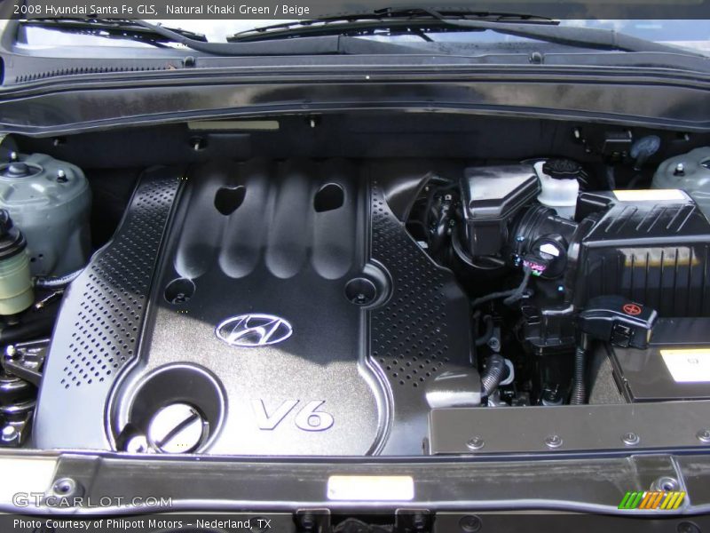 Natural Khaki Green / Beige 2008 Hyundai Santa Fe GLS