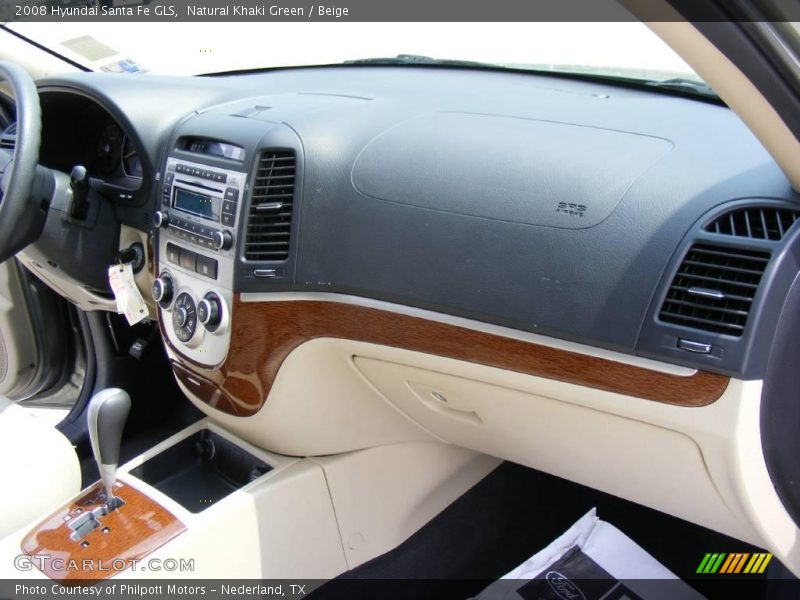 Natural Khaki Green / Beige 2008 Hyundai Santa Fe GLS