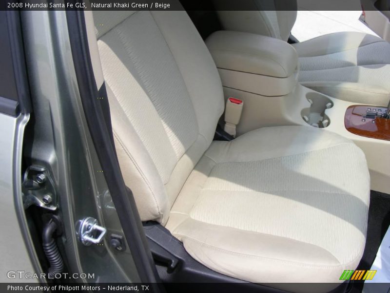 Natural Khaki Green / Beige 2008 Hyundai Santa Fe GLS