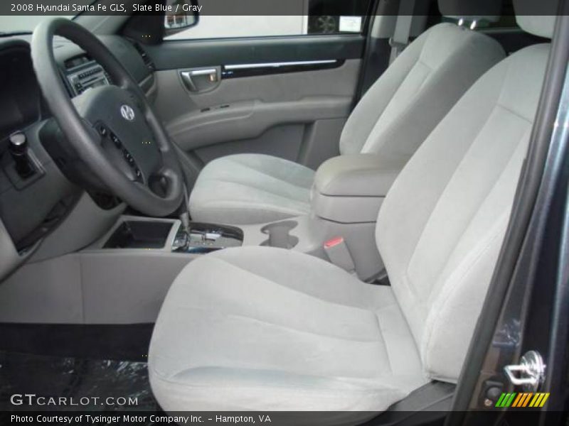 Slate Blue / Gray 2008 Hyundai Santa Fe GLS