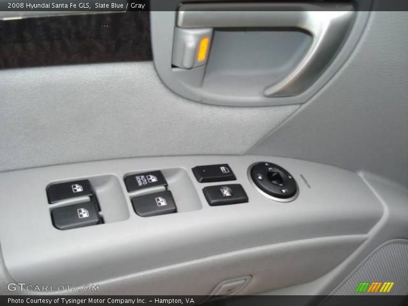 Slate Blue / Gray 2008 Hyundai Santa Fe GLS
