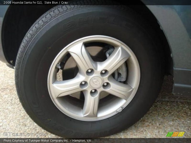 Slate Blue / Gray 2008 Hyundai Santa Fe GLS