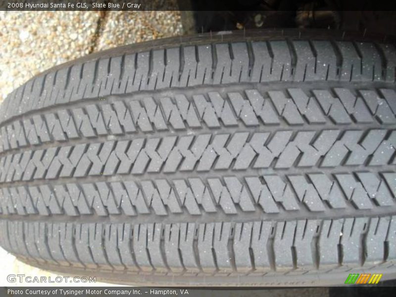 Slate Blue / Gray 2008 Hyundai Santa Fe GLS