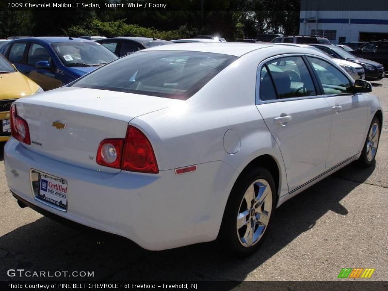 Summit White / Ebony 2009 Chevrolet Malibu LT Sedan
