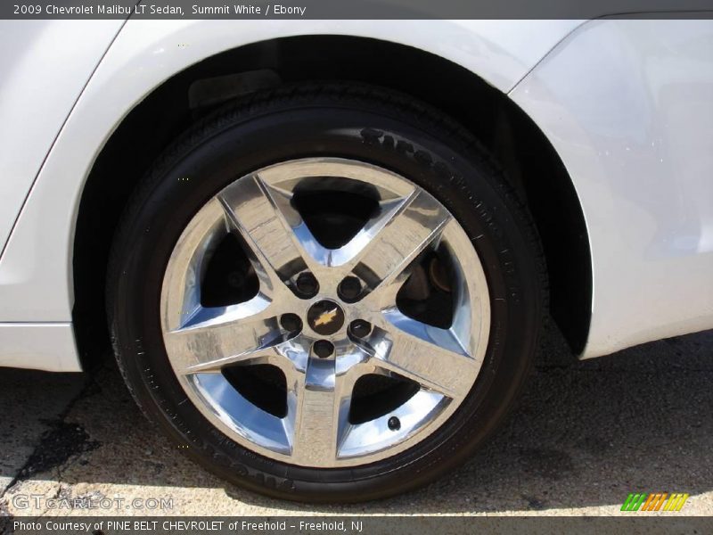 Summit White / Ebony 2009 Chevrolet Malibu LT Sedan