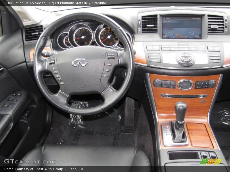 Liquid Platinum Metallic / Graphite 2006 Infiniti M 45 Sedan