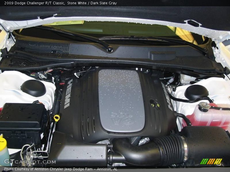 Stone White / Dark Slate Gray 2009 Dodge Challenger R/T Classic