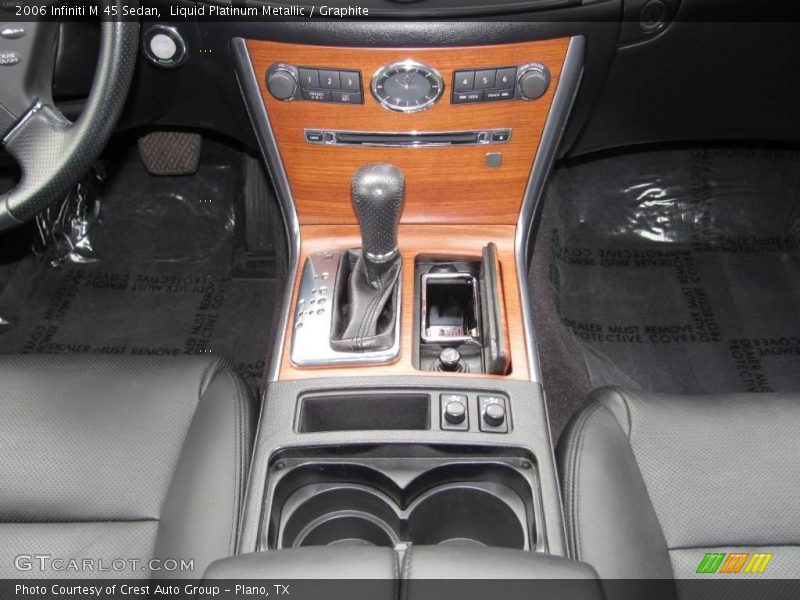 Liquid Platinum Metallic / Graphite 2006 Infiniti M 45 Sedan
