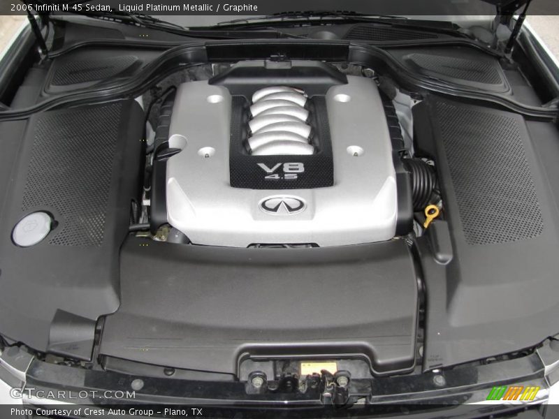 Liquid Platinum Metallic / Graphite 2006 Infiniti M 45 Sedan