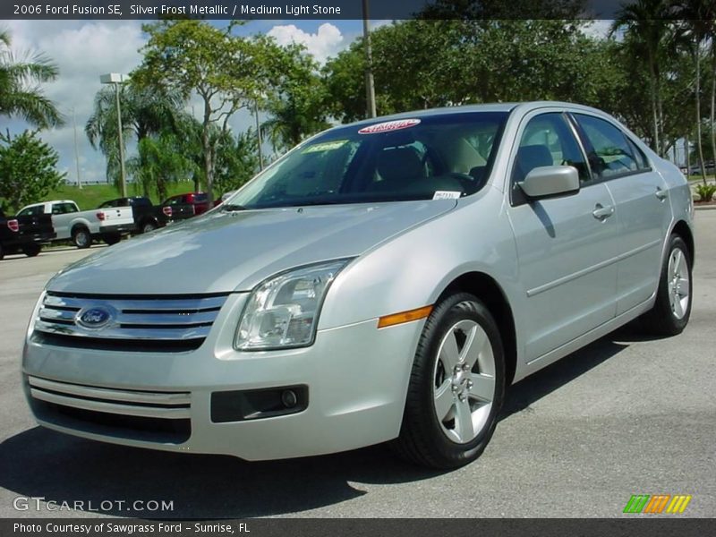Silver Frost Metallic / Medium Light Stone 2006 Ford Fusion SE