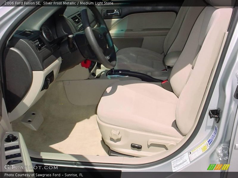 Silver Frost Metallic / Medium Light Stone 2006 Ford Fusion SE