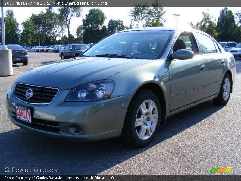 Mystic Emerald Metallic / Blond 2006 Nissan Altima 2.5 S
