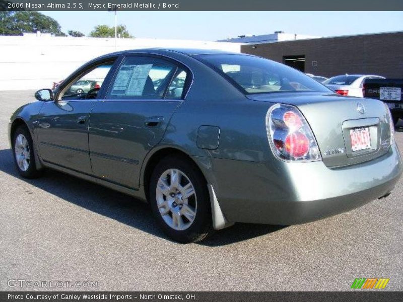Mystic Emerald Metallic / Blond 2006 Nissan Altima 2.5 S