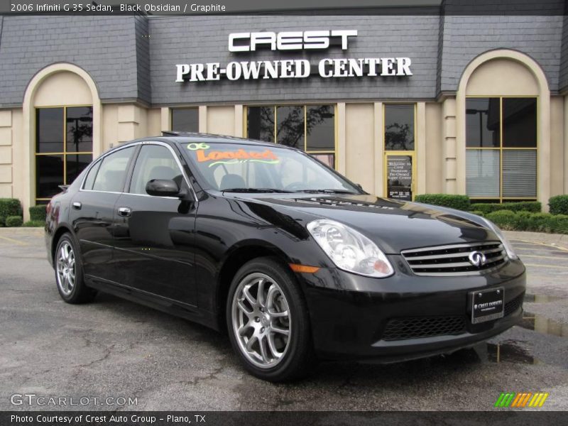 Black Obsidian / Graphite 2006 Infiniti G 35 Sedan