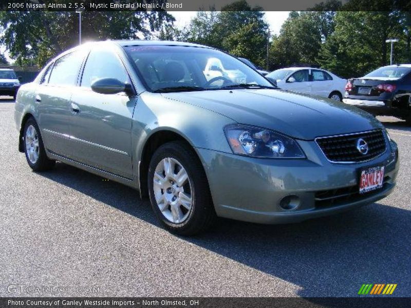 Mystic Emerald Metallic / Blond 2006 Nissan Altima 2.5 S