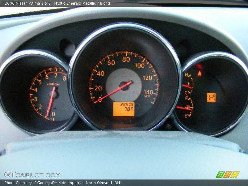 Mystic Emerald Metallic / Blond 2006 Nissan Altima 2.5 S