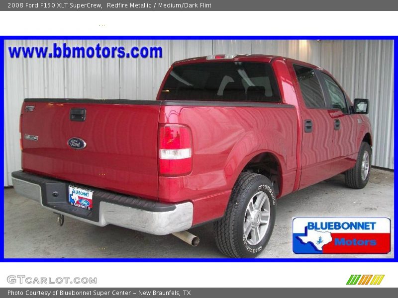 Redfire Metallic / Medium/Dark Flint 2008 Ford F150 XLT SuperCrew