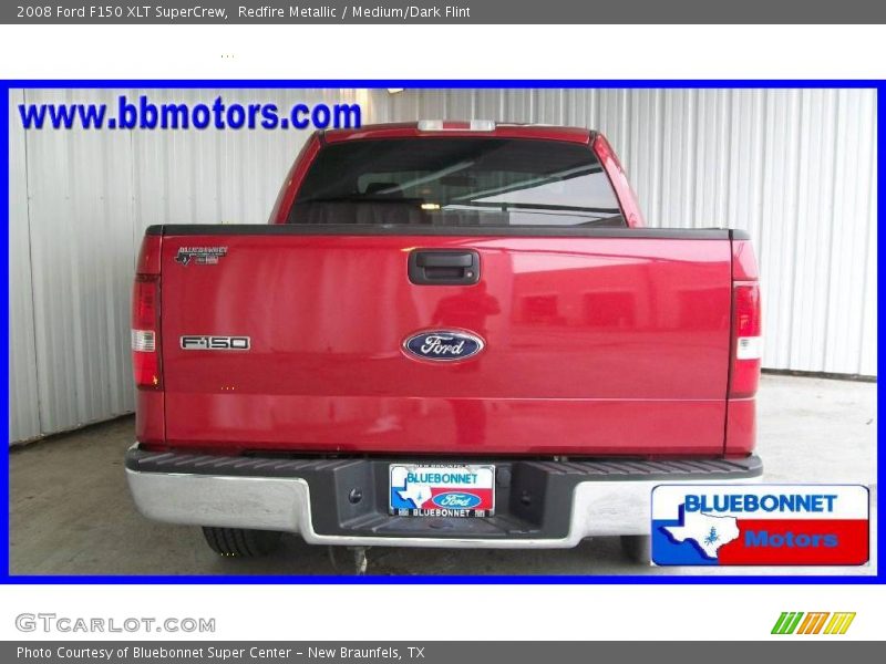 Redfire Metallic / Medium/Dark Flint 2008 Ford F150 XLT SuperCrew