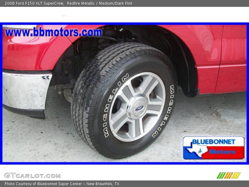 Redfire Metallic / Medium/Dark Flint 2008 Ford F150 XLT SuperCrew