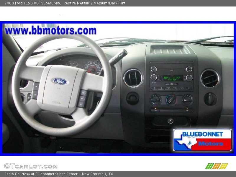 Redfire Metallic / Medium/Dark Flint 2008 Ford F150 XLT SuperCrew