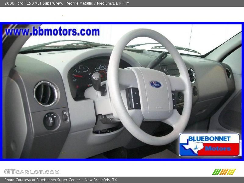 Redfire Metallic / Medium/Dark Flint 2008 Ford F150 XLT SuperCrew
