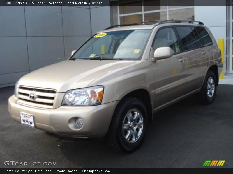 Serengeti Sand Metallic / Wheat 2006 Infiniti G 35 Sedan