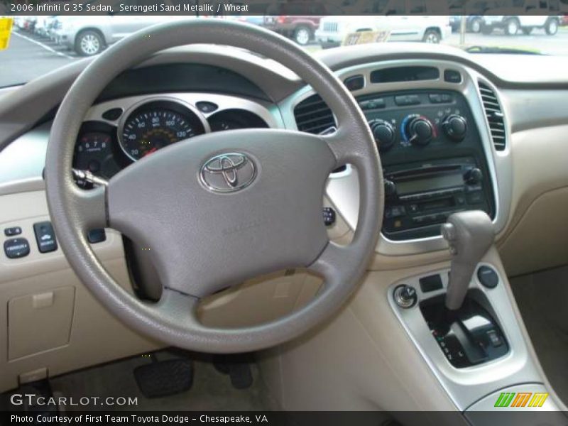 Serengeti Sand Metallic / Wheat 2006 Infiniti G 35 Sedan