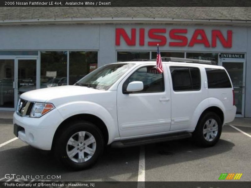 Avalanche White / Desert 2006 Nissan Pathfinder LE 4x4