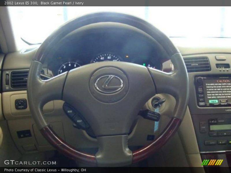 Black Garnet Pearl / Ivory 2002 Lexus ES 300
