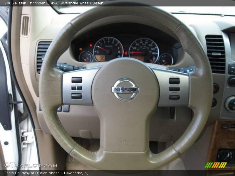 Avalanche White / Desert 2006 Nissan Pathfinder LE 4x4