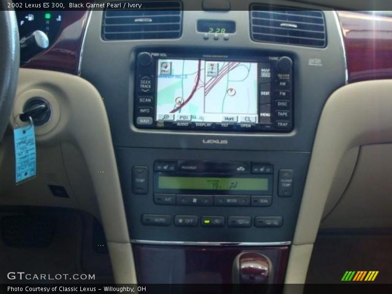 Black Garnet Pearl / Ivory 2002 Lexus ES 300