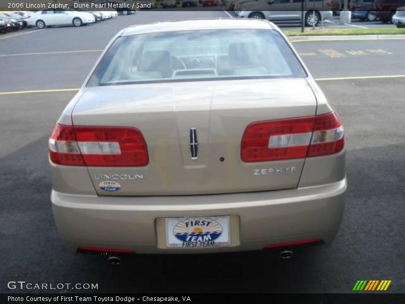 Dune Pearl Metallic / Sand 2006 Lincoln Zephyr